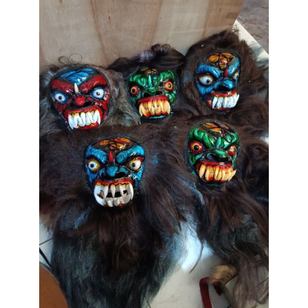 topeng karton buto gedrug gedruk /Topeng Gedruk/ Rampak Buto Gedruk Untuk Anak-anak/Dewasa