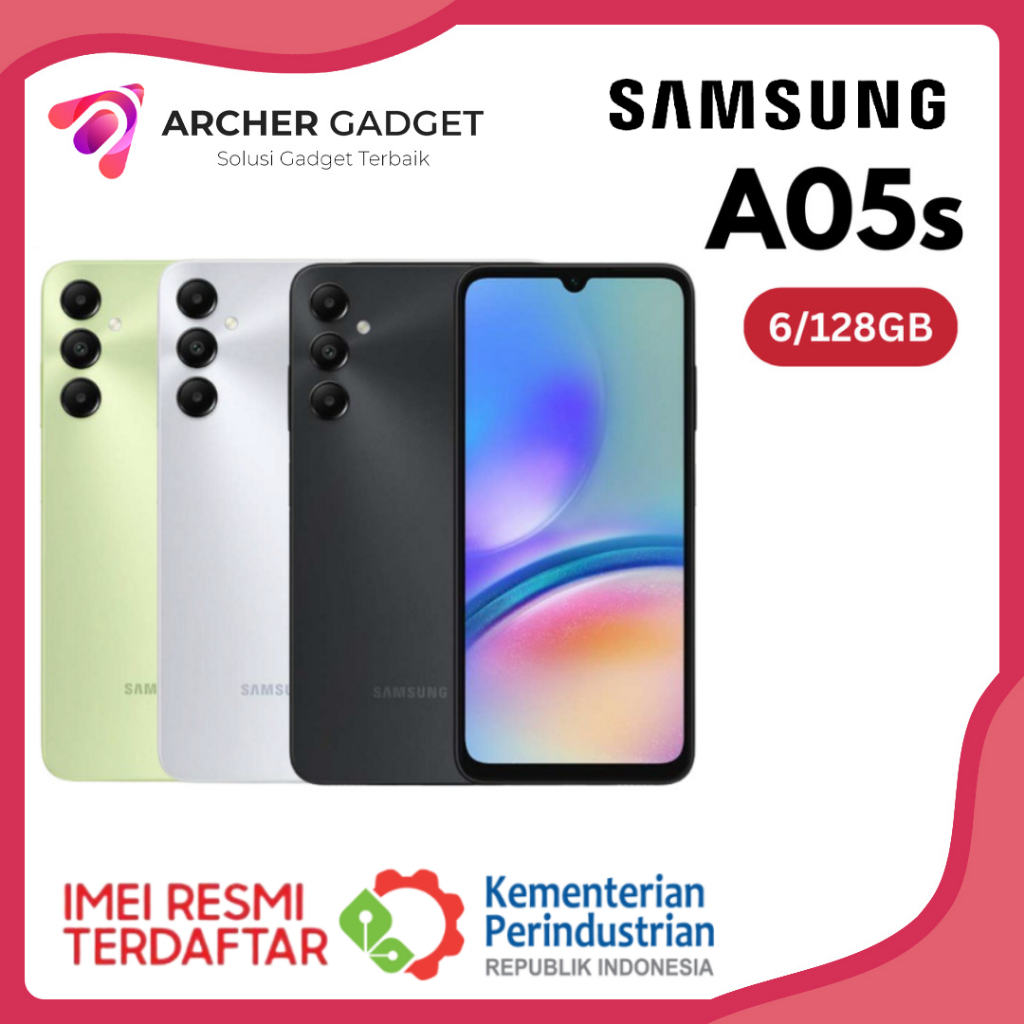 Samsung A05s 6/128GB 4G - Snapdragon 680 13MP Camera / GARANSI RESMI