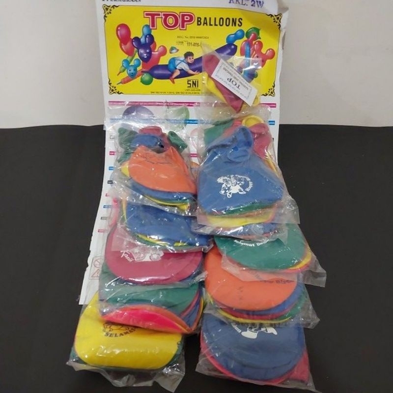 (1 renteng) Balon Top Besar KKL