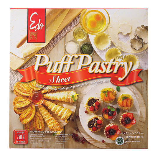 

EDO PUF PASTRY 750 GR