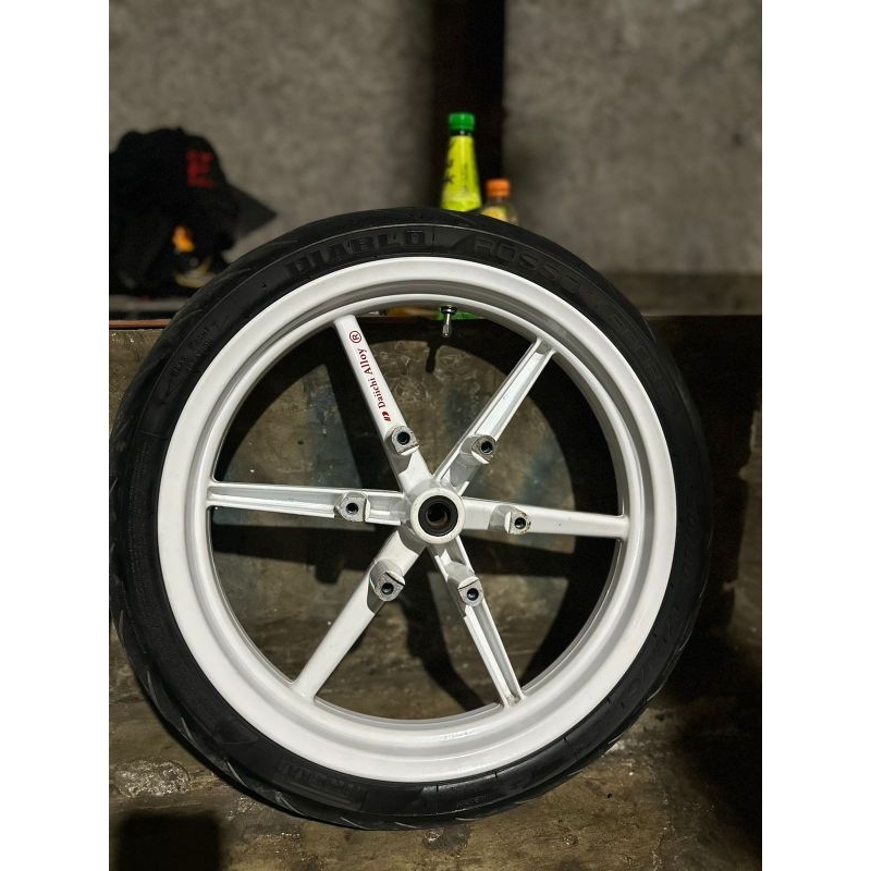 Velg Vrossi Derrix Ninja RR Second Like New Fullsett Ban Pirelli Rosso Corsa 2