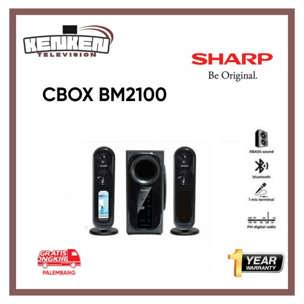 Speaker Bluetooth Sharp CBOX-BM2100 Speaker Sharp