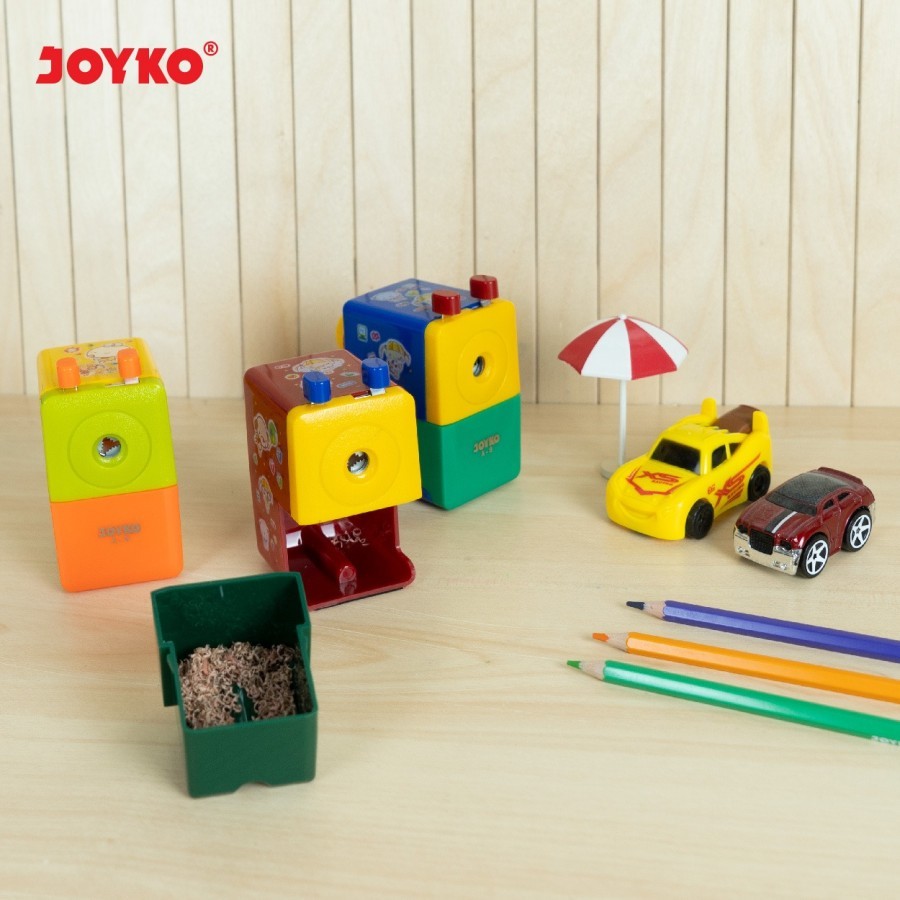 

Sharpener joyko tipe A - 3 / Serutan anak karakter lucu/ Sugu putar lucu karakter