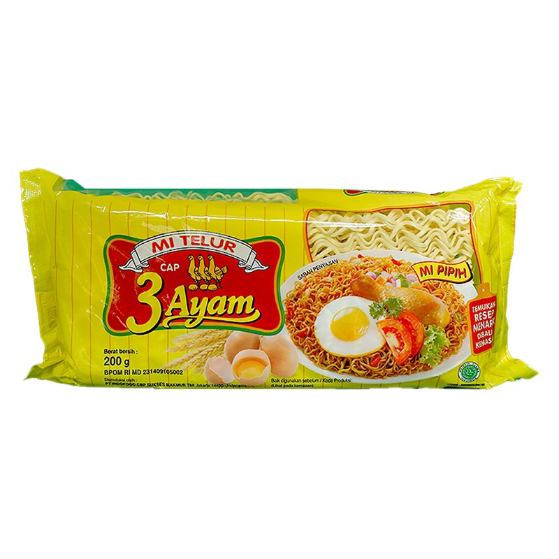 

Mi Telur Cap 3 Ayam