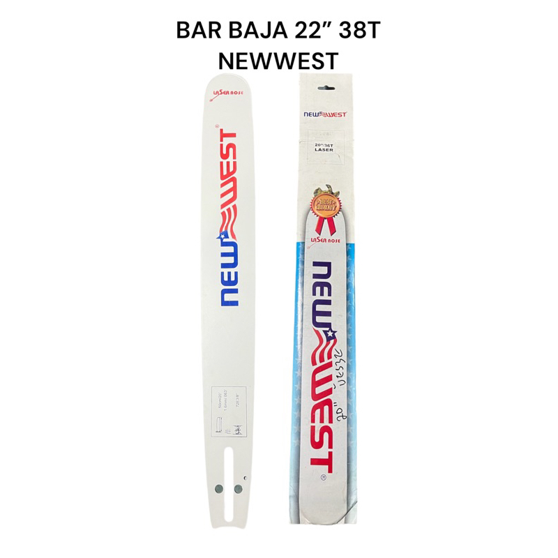 GUIDE BAR CHAINSAW NEWWEST 22” 38T Bar Baja Chainsaw 22” NEWWEST Bar senso 22” Bar chainsaw 22” Bar 