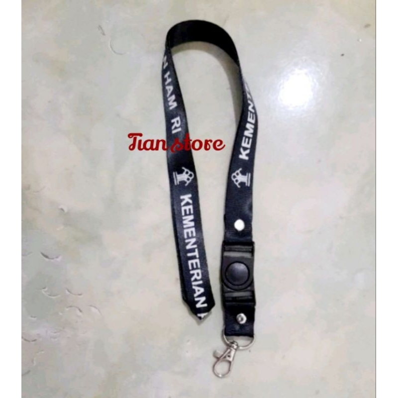 

lanyard atau tali id card pengayoman