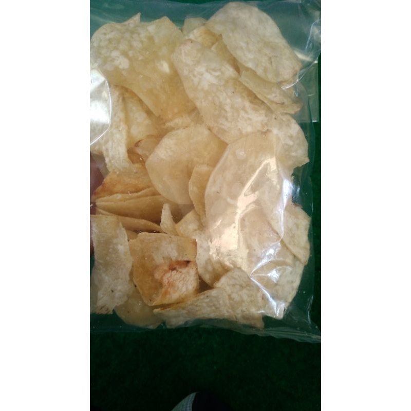 

snack cemilan keripik talas gurih