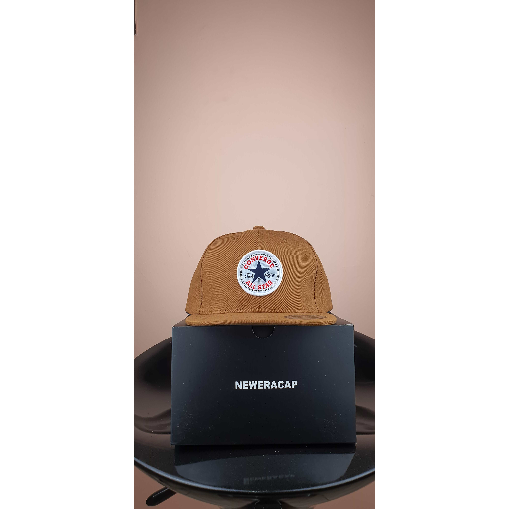 converse coklat logo putih Topi Pria Baseball Snapback Polos Wanita Unisex Premium