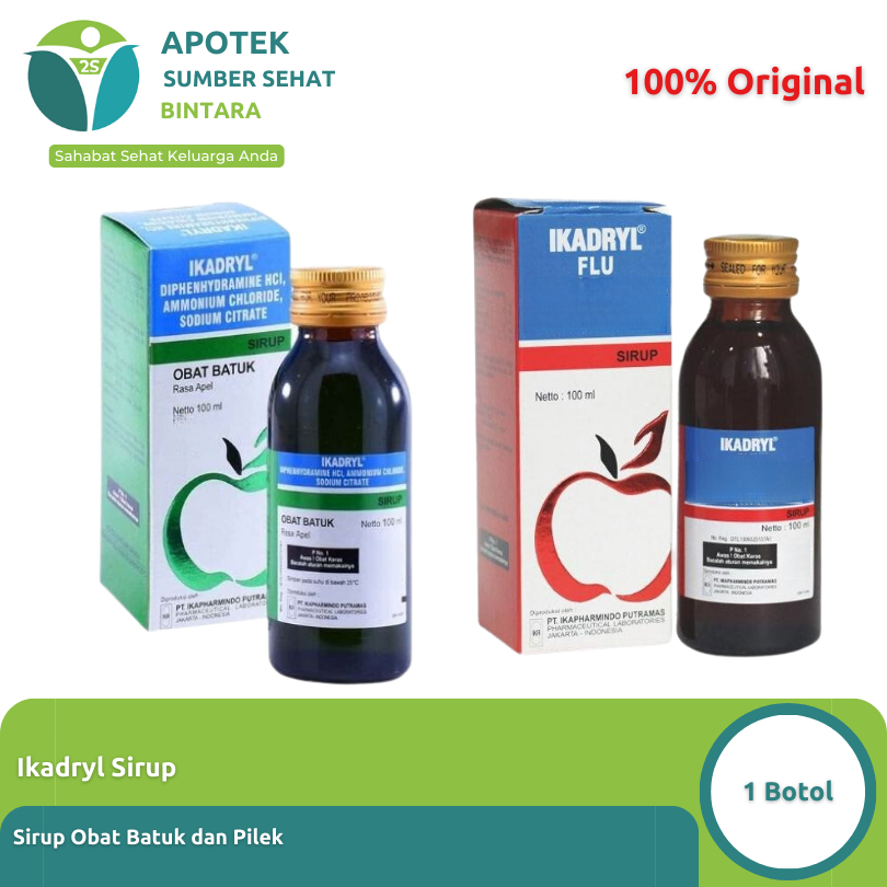 Ikadryl / Ikadryl Flu Sirup Obat Batuk Pilek