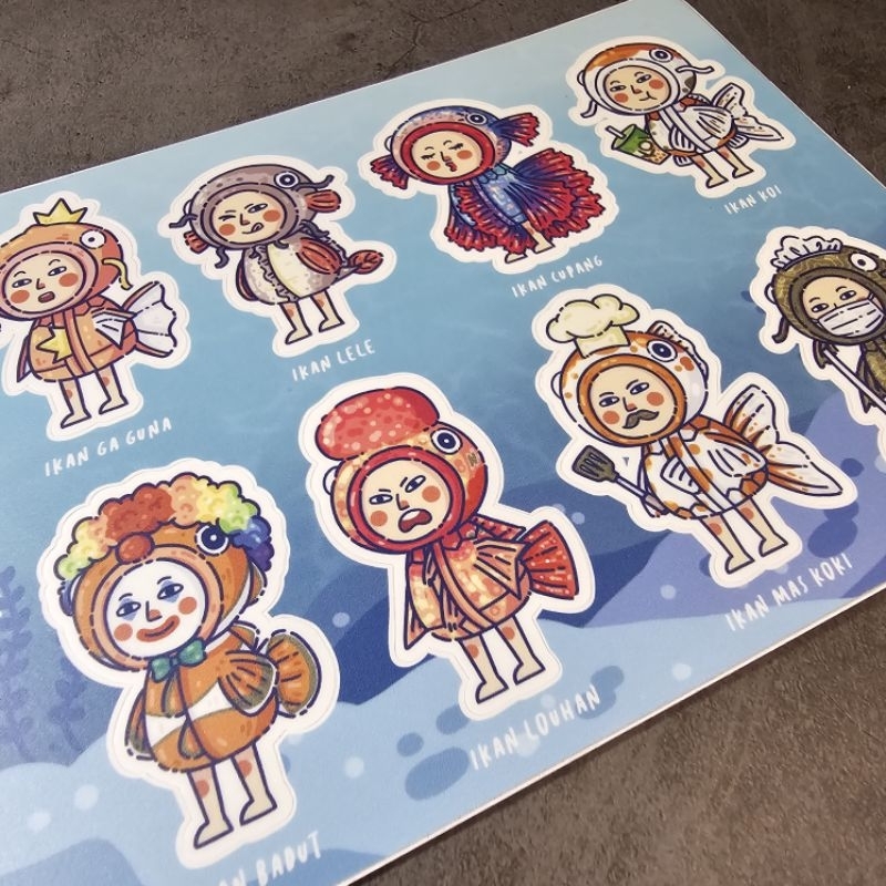 

Budidaya Ikan Sticker Sheet