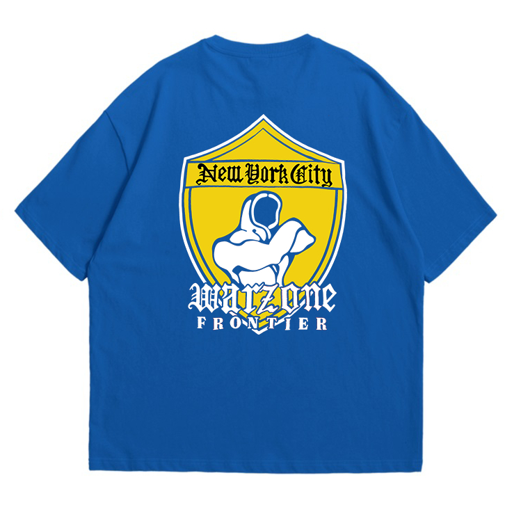 Kaos Band Warzone New York Hardcore Frontier Blue TShirt