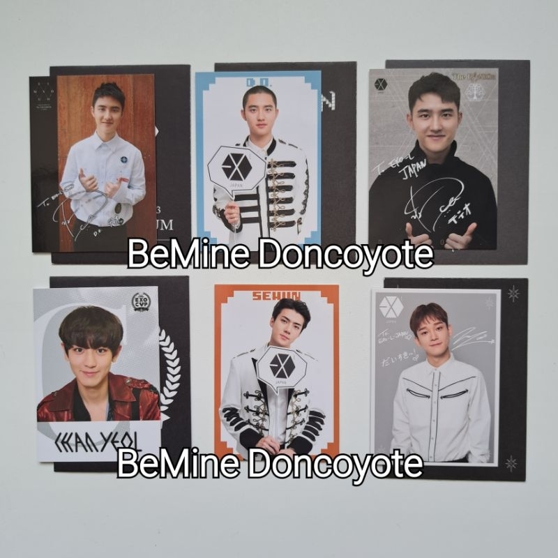 RARE EXO ELYXION ADVENTURE EXO CUP EXO'RDIUM D.O KYUNGSOO, CHANYEOL, KAI, CHEN, BAEKHYUN, SUHO