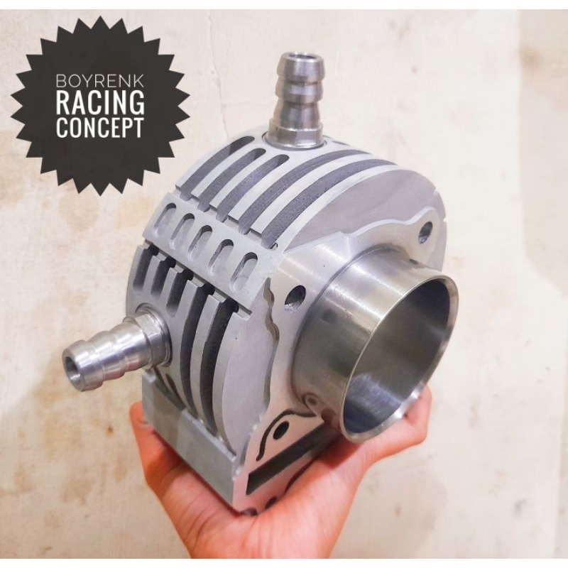 CYLINDER BLOK VARIO 160/PCX 160 FFA MODEL BILLET LINER LUAR 68/70/72 - BOYRENK RACING