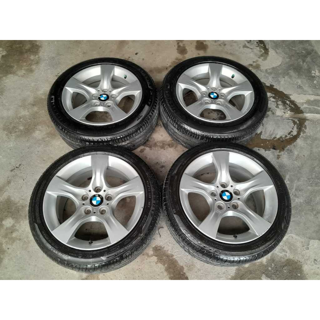 velg seken copotan mobil bmw ring E320 ring 17 baut 5x112 + ban 215 55 R17 seken murah