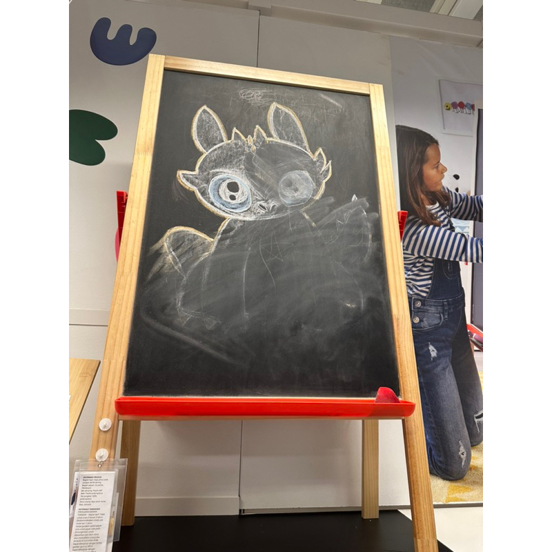

Papan lukis, kayu lunak/putih, papan tulis bisa menggunakan spidol kapur
