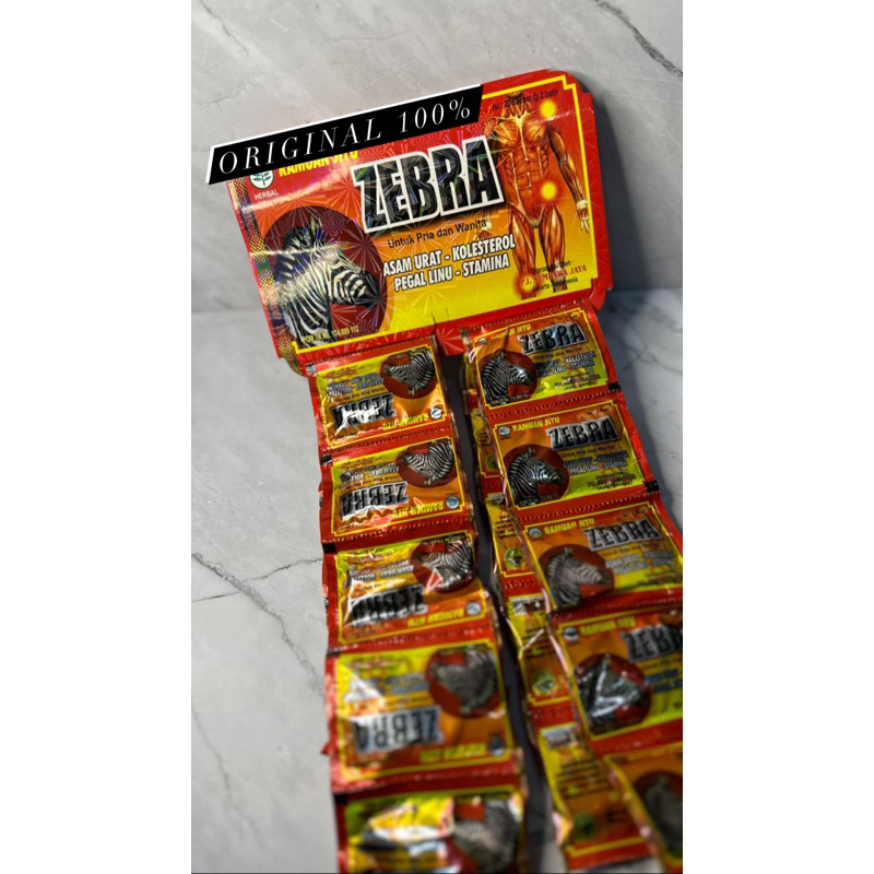 

ZEBRA KAPSUL ORIGINAL (ASAM URAT)