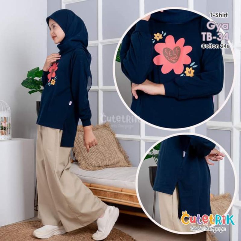 T-shirt Anak Cutetrik/ Kulot Gya By Cutetrik/ Kulot Anak Cutetrik