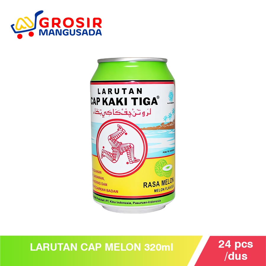 

Larutan Cap Kaki Tiga Melon 320 ml - Pereda Panas Dalam Paket Hemat 3pcs