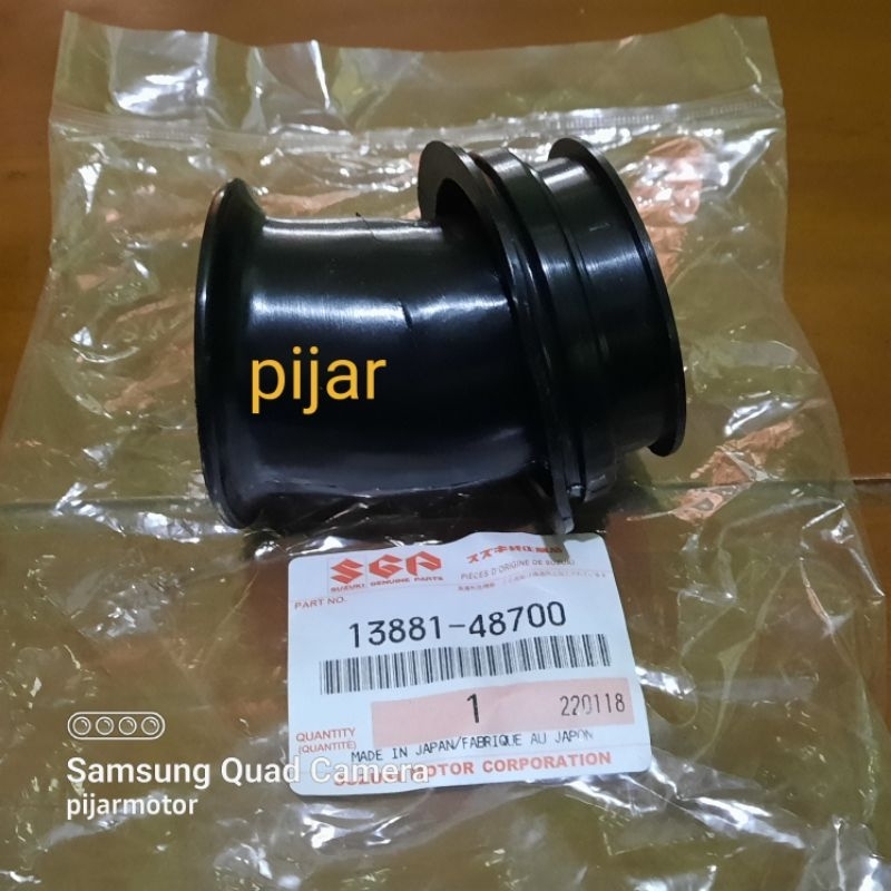 Tube Air Cleaner Outlet Karet Sambungan Box Filter Karburator Suzuki TS 125 TS125