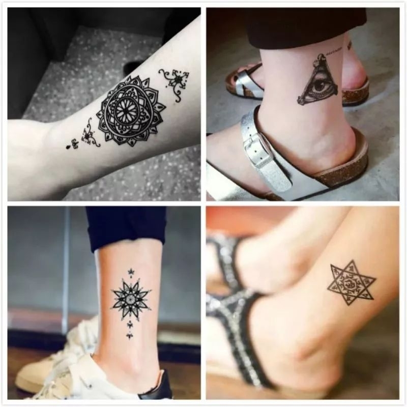 tatto temporer/ tatto bisa hilang bergambar random