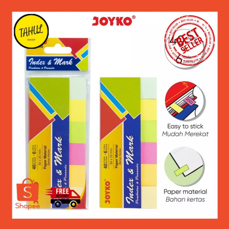 

Index & Mark Penanda Pembatas Joyko IM-36 Kertas / Sticky notes / Stick note / Kertas penanda buku