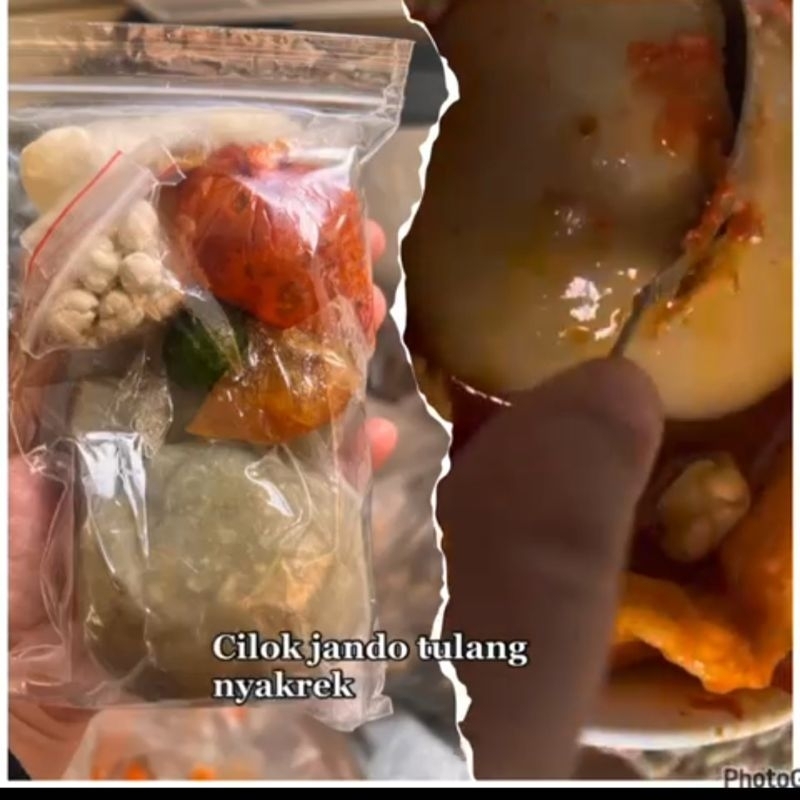 

Cilok Jando Tulang nyakrek/ Cilok Isi Jando Tulang nyakrek