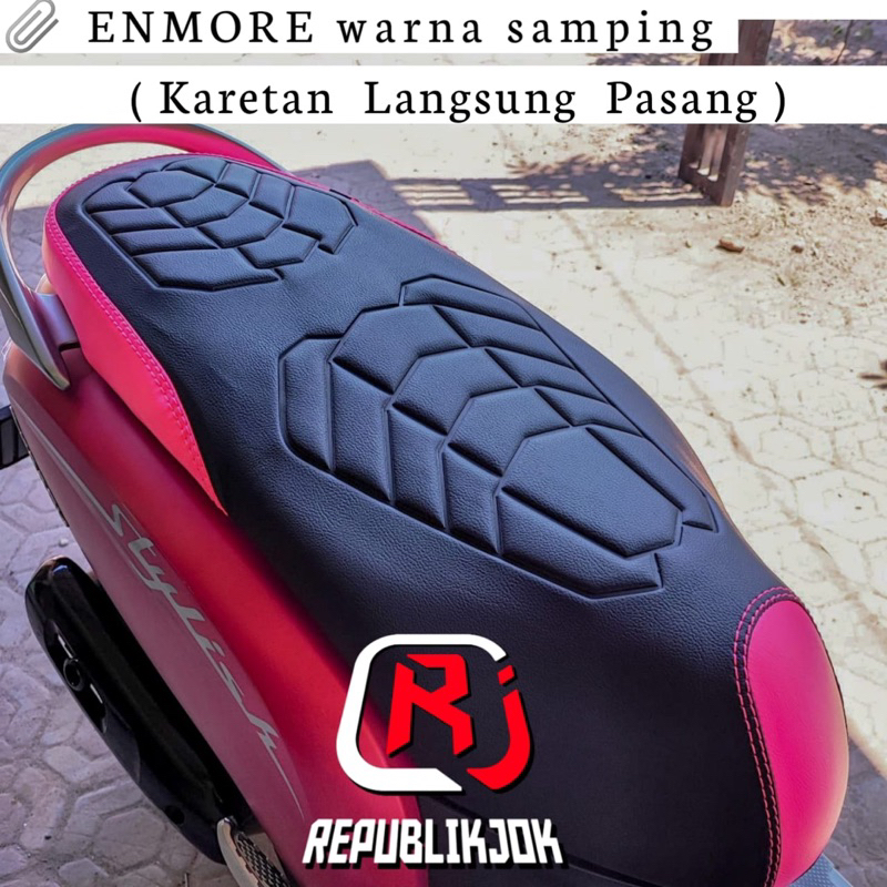COVER JOK MOTOR ENMORE WARNA SAMPING ( KARETAN LANGSUNG PASANG ) Bebek Jupiter Z, Z1, Vega R, ZR, Fi