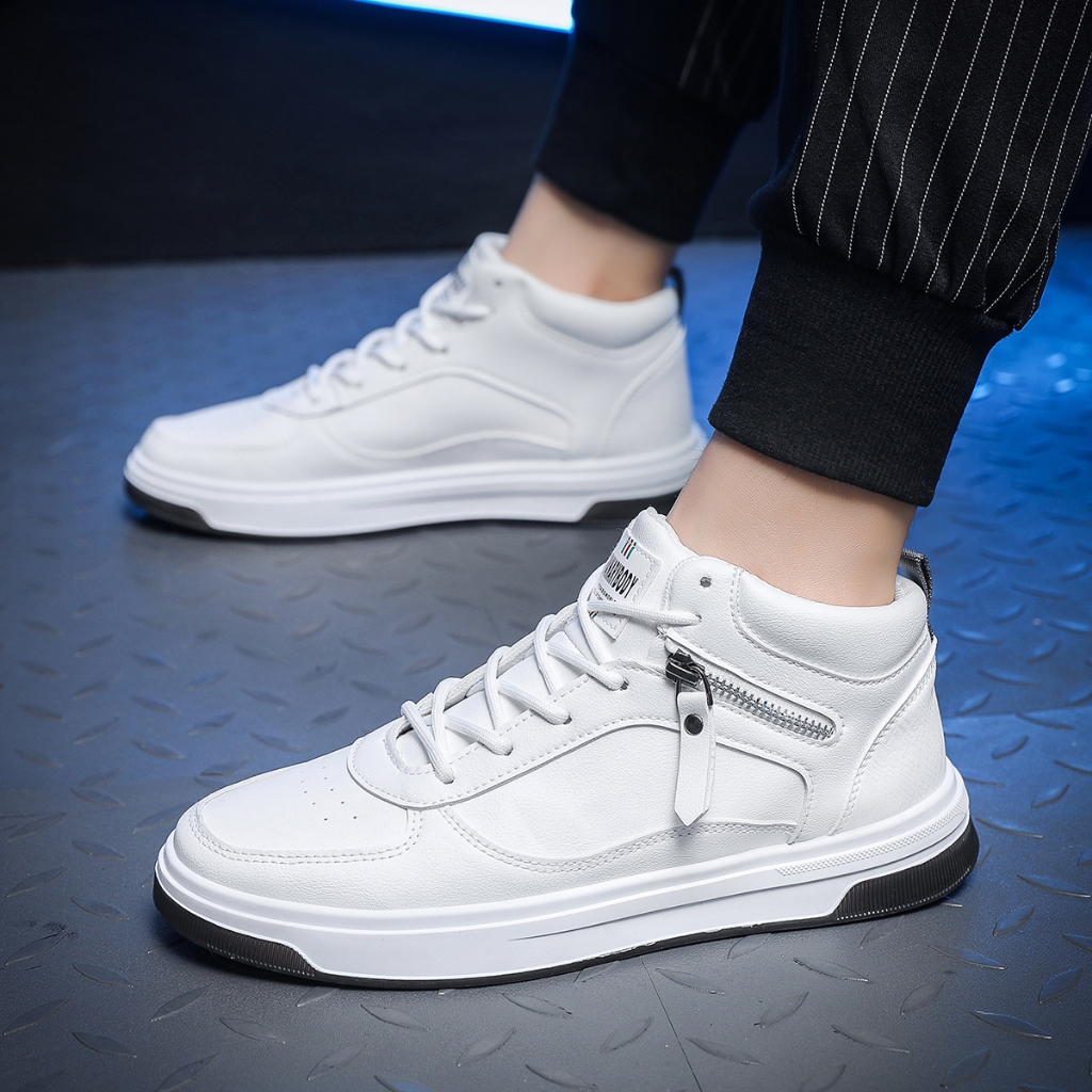 PANARYBODY Sepatu Pria Model Variasi Zipper Tren Masa Kini Cowok Hangout Modern Style QN252