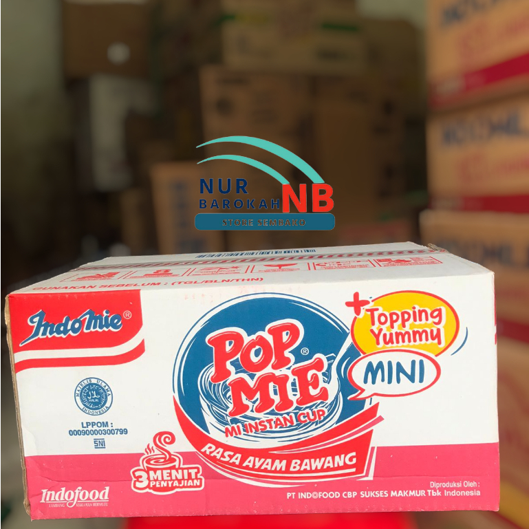 Pop Mie Rasa Ayam Bawang 1 Dus (Isi 24 Cup)