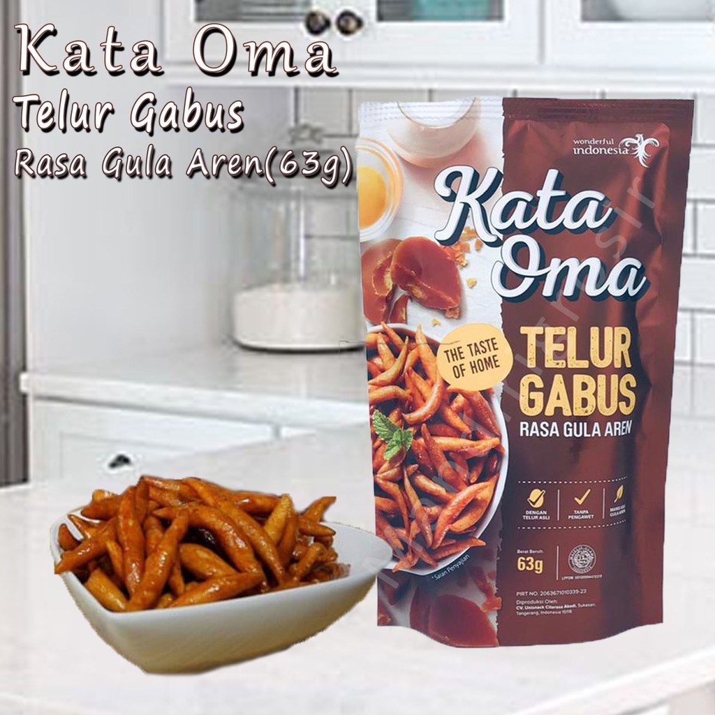 

Kata Oma * Telur Gabus* Telur Gabus * Gula Aren * 50g