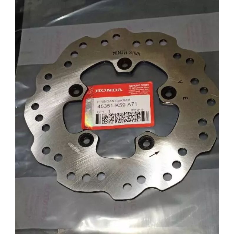 ORIGINAL AHM PIRINGAN CAKRAM DEPAN VARIO 150 VARIO 160 LUBANG 5