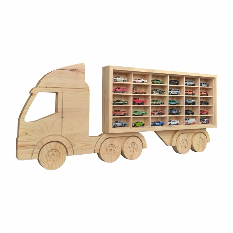 RAK HOTWHEEL DIECAST ISI 54 MOBIL BISA CUSTOM TULISAN (NAMA ATAU GAMBAR)