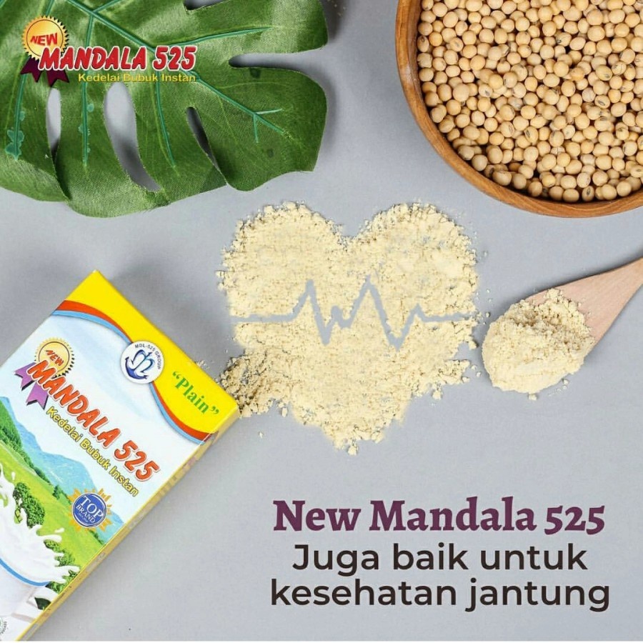 

SUSU KEDELAI MANDALA 525 - MDL 525 BERAT 200 G/Susu Kedelai New Mandala asli kedelai
