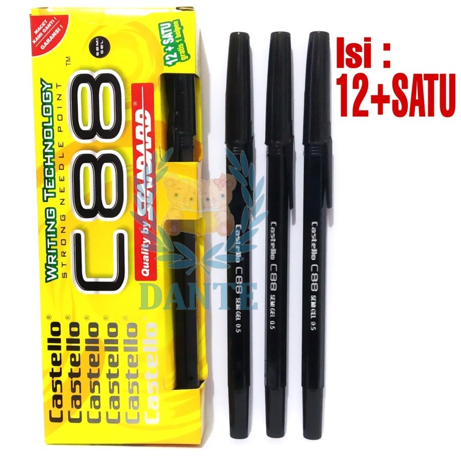 

DE - Pulpen Standard Castello C88 Murah per Lusin