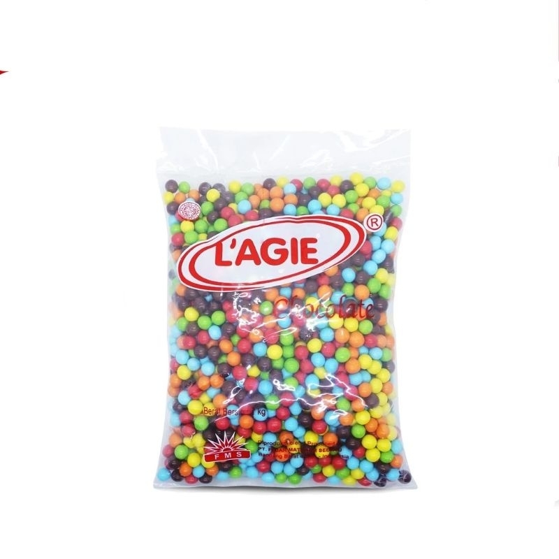 

Lagie GCM Warna Warni Coklat Isi Biskuit 1 Kg