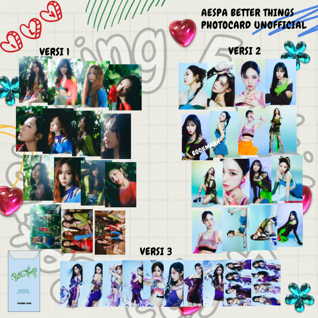 Aespa Better Things Unofficial Photocard