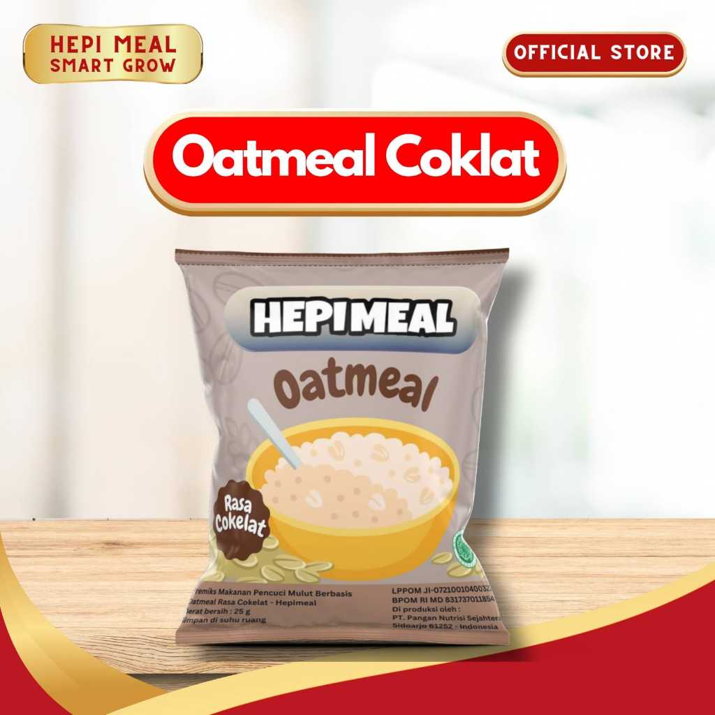 

Oatmeal Coklat Hepi Meal Makanan Untuk Bayi Hingga Dewasa