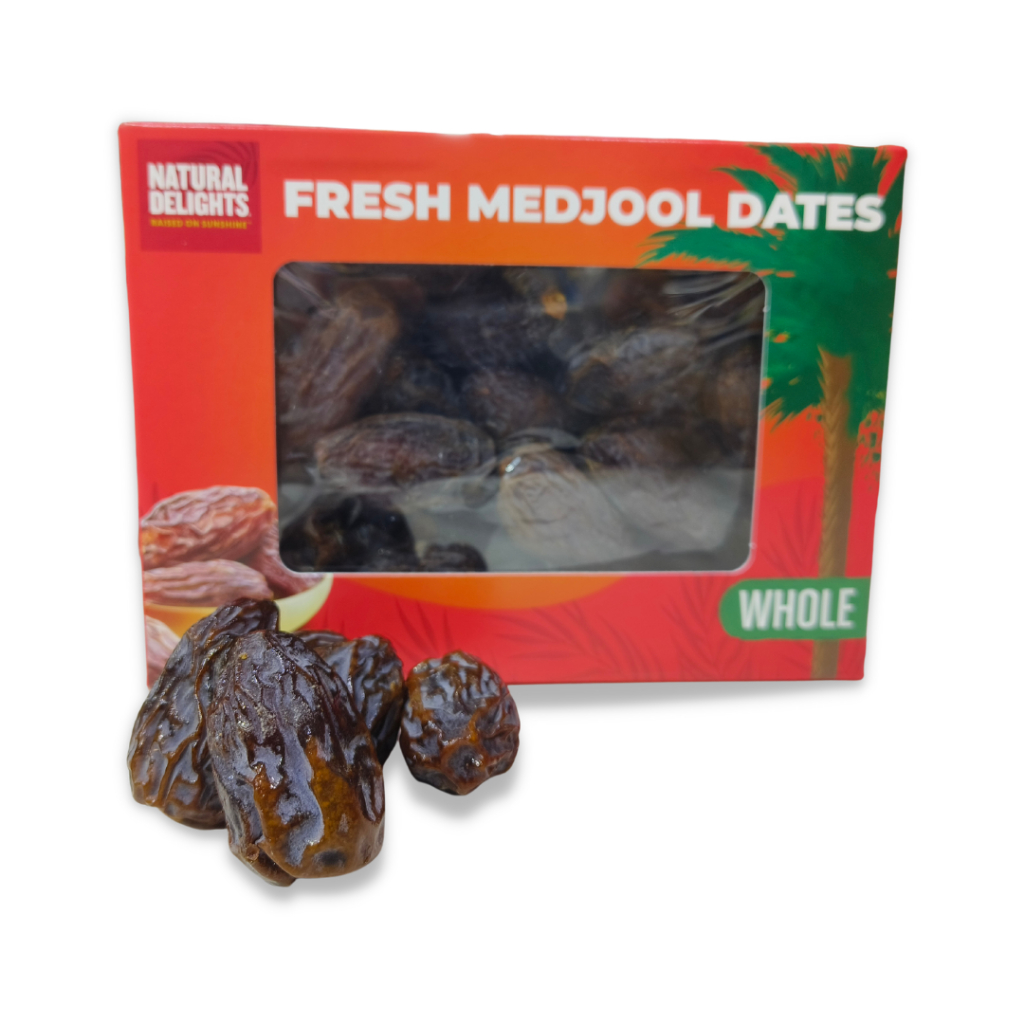 

Kurma Medjool Natural Delights 1kg / Medjool Fresh Dates / Medjool California / Fresh Medjool Dates