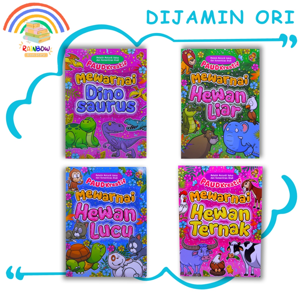 

Buku Belajar Mewarnai Anak-Buku Paud Kreatif