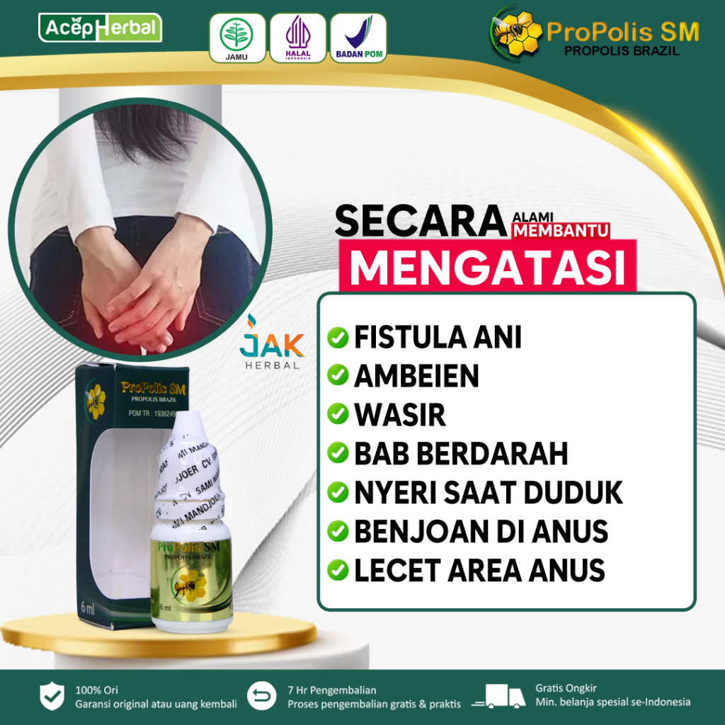 Obat Fistula Ani, Benjolan di Anus, Abses, Bab Berdarah, Wasir, Lubang dekat Anus, Fisura Ani, Ambei