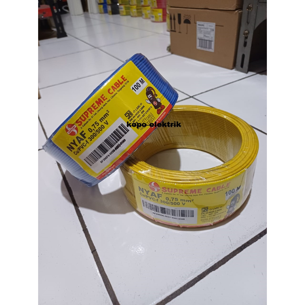 Kabel Supreme NYAF 0.75mm meteran
