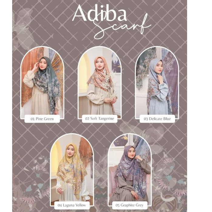 ADIBA Scarf JASMINE by LIDIA HADIWINOTO //Charming &amp; Gorgeous