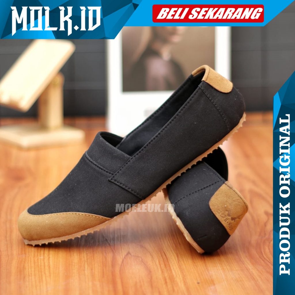 MOLK Vasco Sepatu Slip On Pria Formal Casual Original