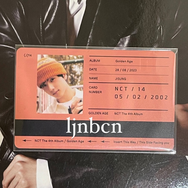 pc jisung transportation card golden age