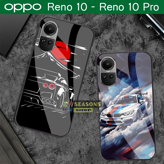 Softcase Kaca Oppo Reno 10 2023 Terbaru dan Reno 10 Pro 2023 Terbaru Motif Racing Car [33]