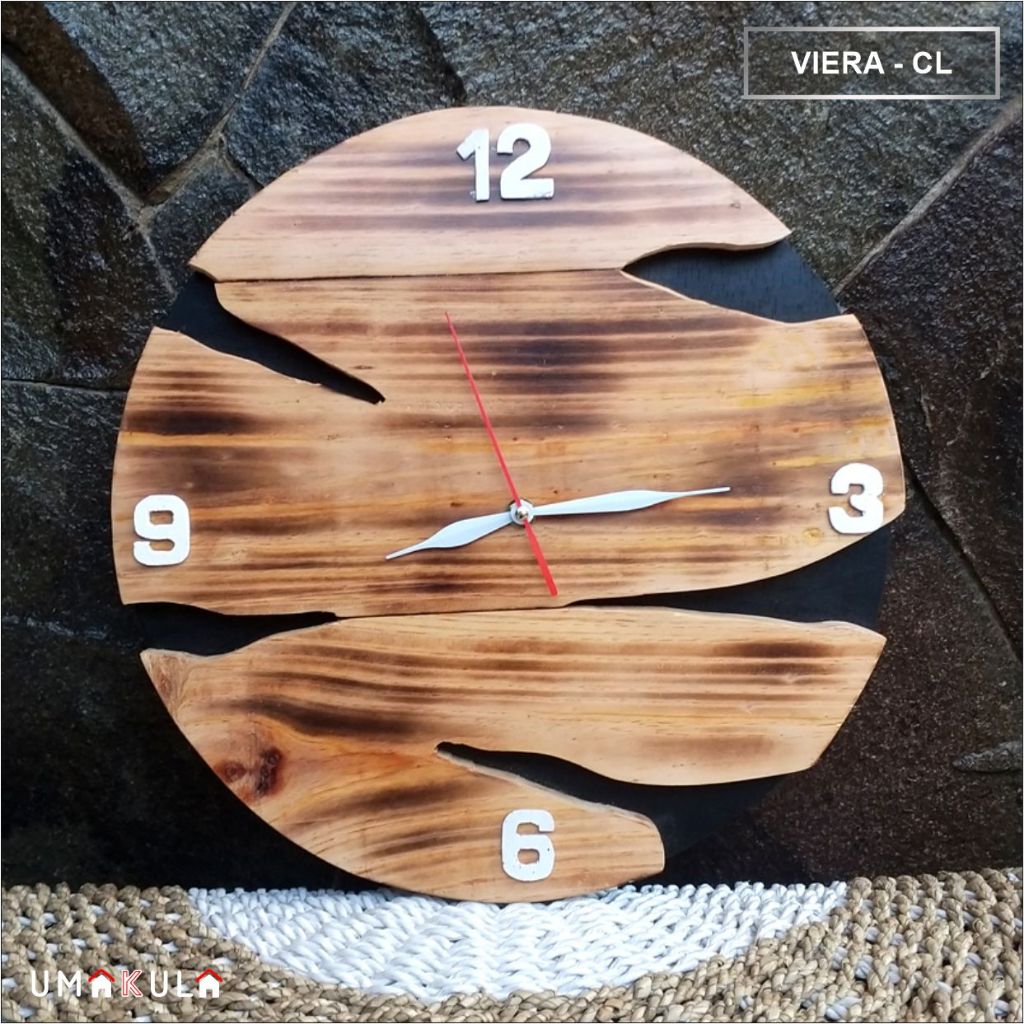 JAM DINDING KAYU JATI BELANDA SOLID UNIK MEWAH RUANG TAMU AESTHETIC KLASIK SENI DESAIN MODEL TERBARU