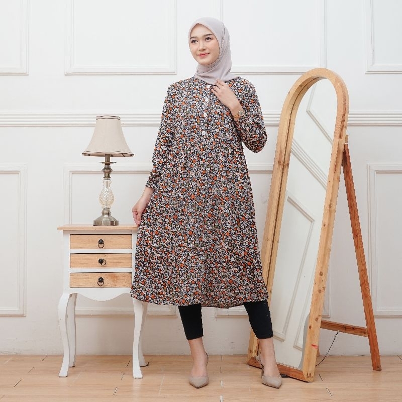 midi rayon premium/dress midi rayon premium