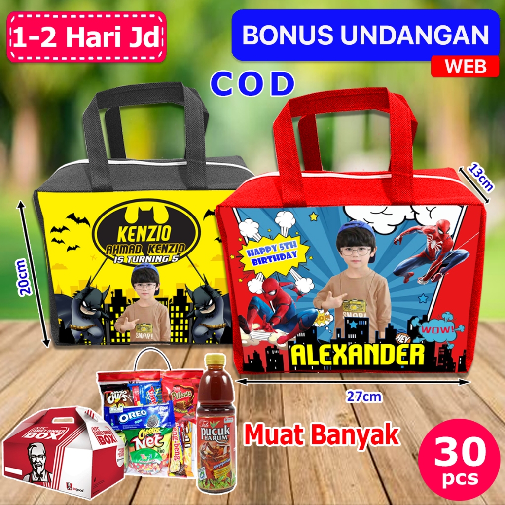 

Goodie Bag Ulang Tahun Anak Gambar Spiderman