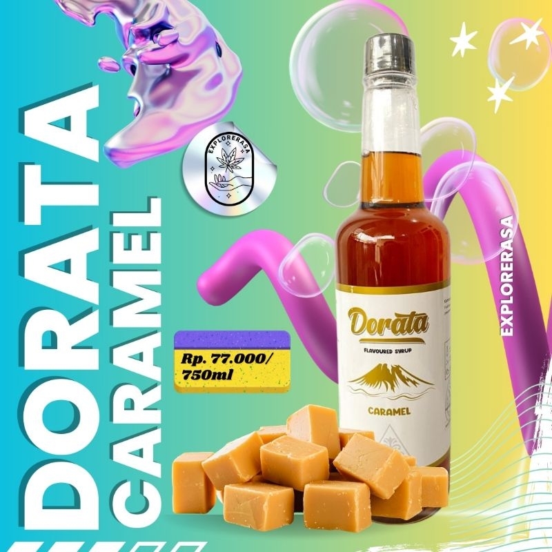 

Dorata syrup rasa Caramel isi 750