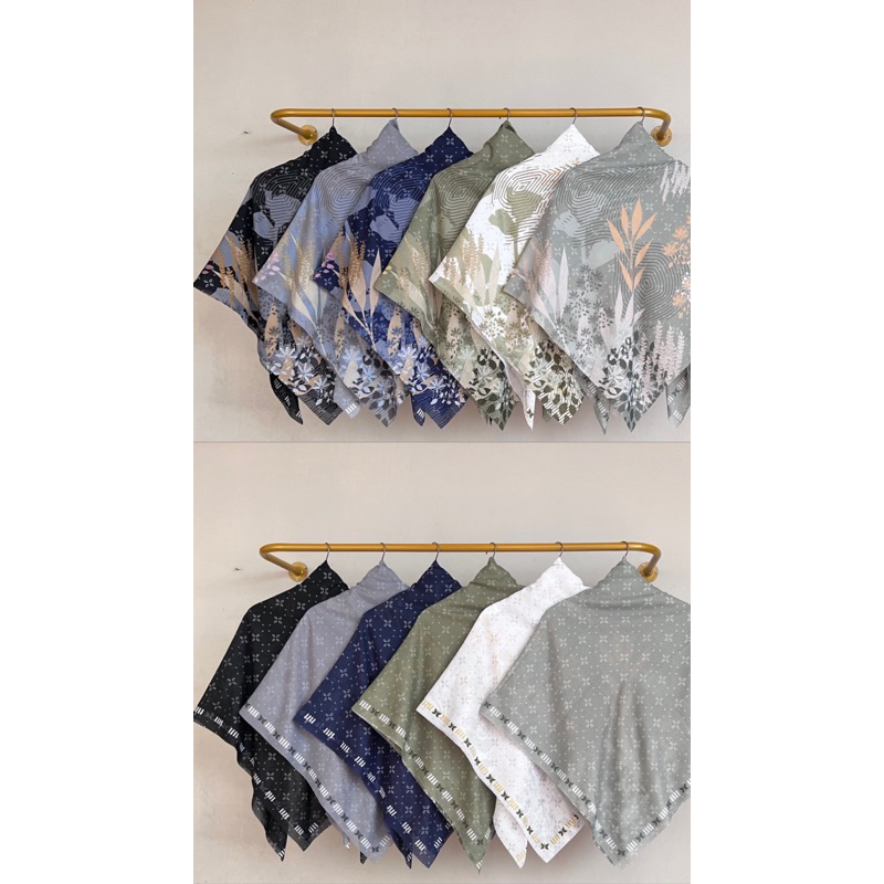 jilbab voal motif kekinian syar'i lasercut